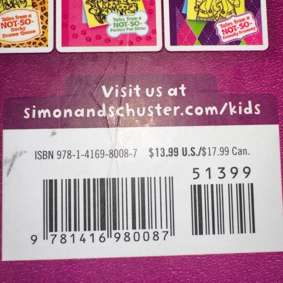 First and Second Dork Diaries Books (Free book Magnet) - Picture 3 of 6